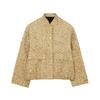 Elegante Chaqueta de Mujer para Otoño/Invierno con Lentejuelas y Cuentas: Diseño de Nicho de Moda Transfronteriza