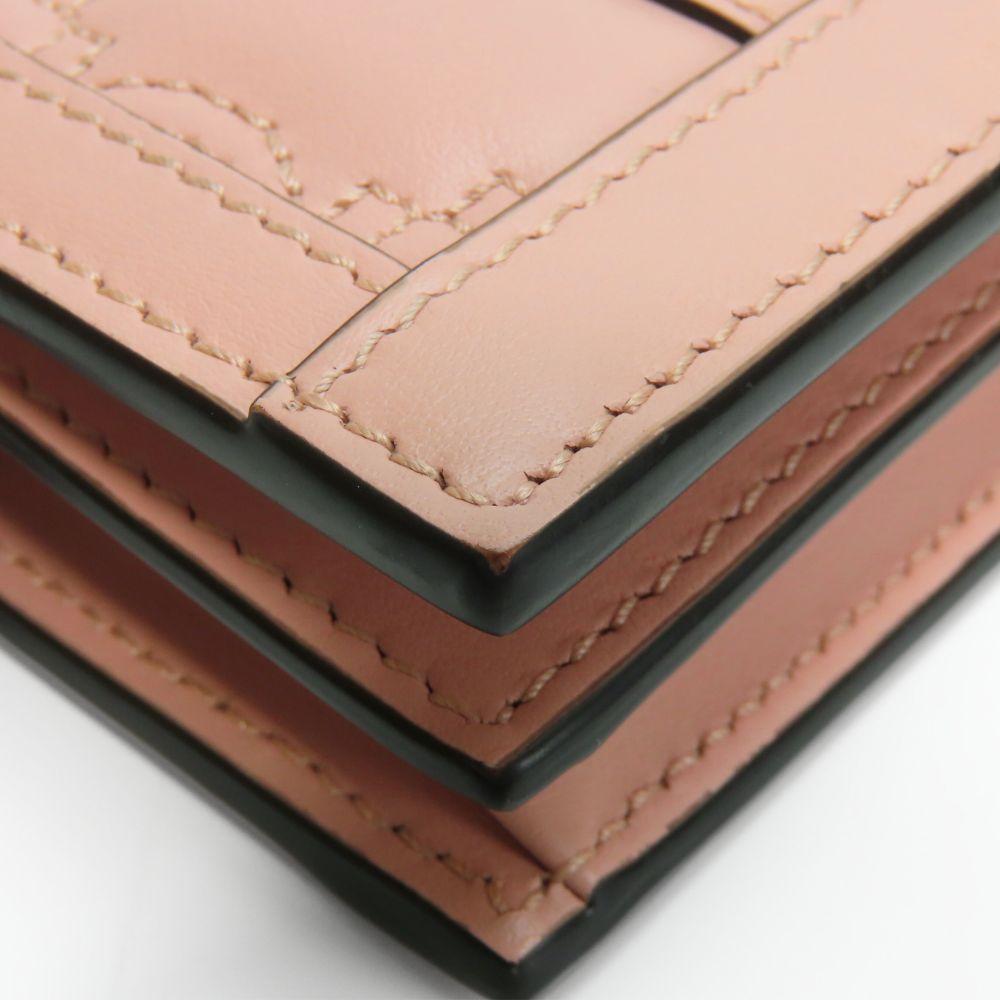 Used GUCCI Bifold Wallet 723786 GG Matelasse Leather Pink Accessory