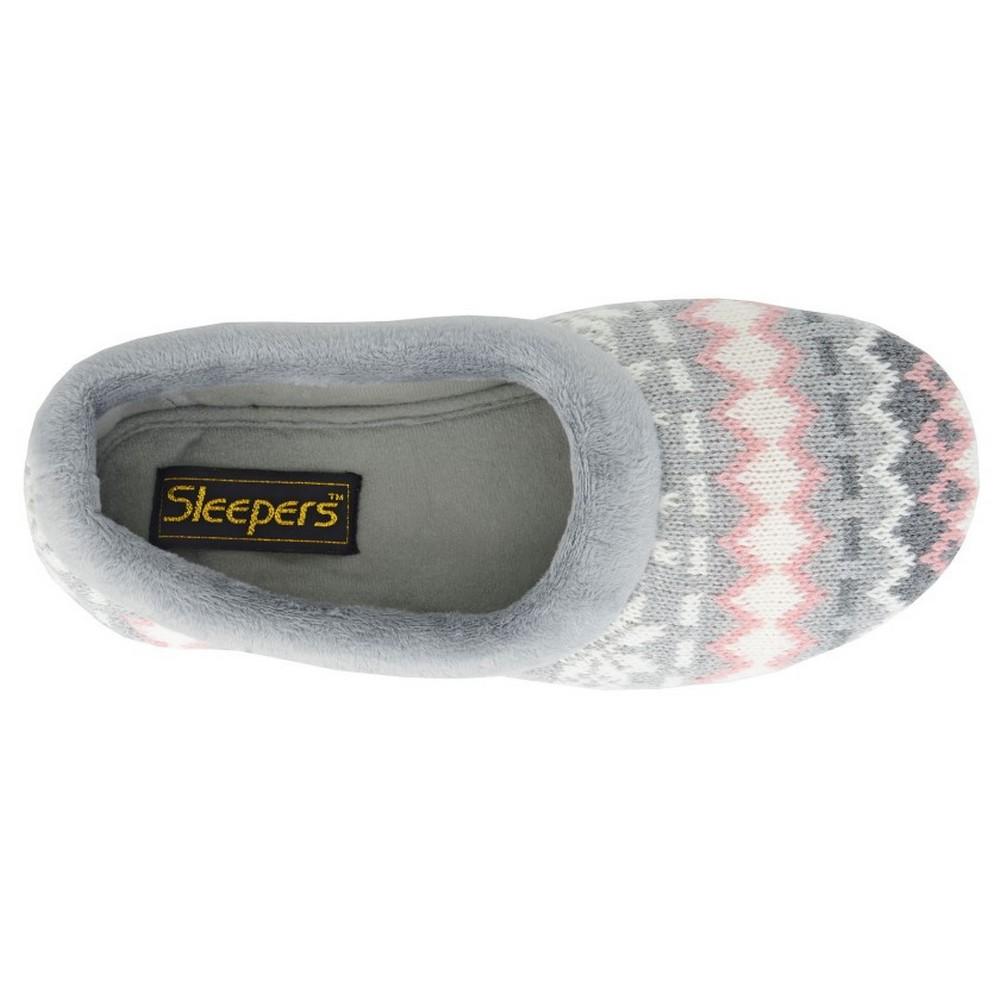 Sleepers Womens/Ladies Janine Knitted Slippers