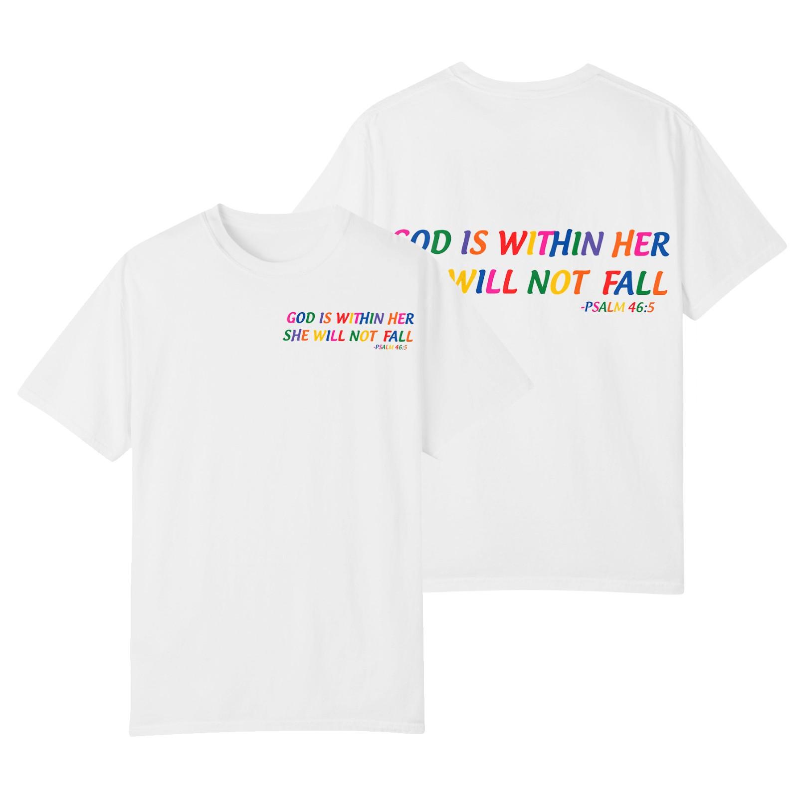 

Женский топ с коротким рукавом и принтом на шее XL белый