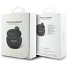 TWS Guess Glossy Effect EggShape Printed Classic Logo Black Headphones
