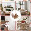 Squirrel Ornament Plush Squirrel Festive Charm Realistic Pine Cone Branches Animal Ornament For Window Outdoor Bookshelf Ceiling
