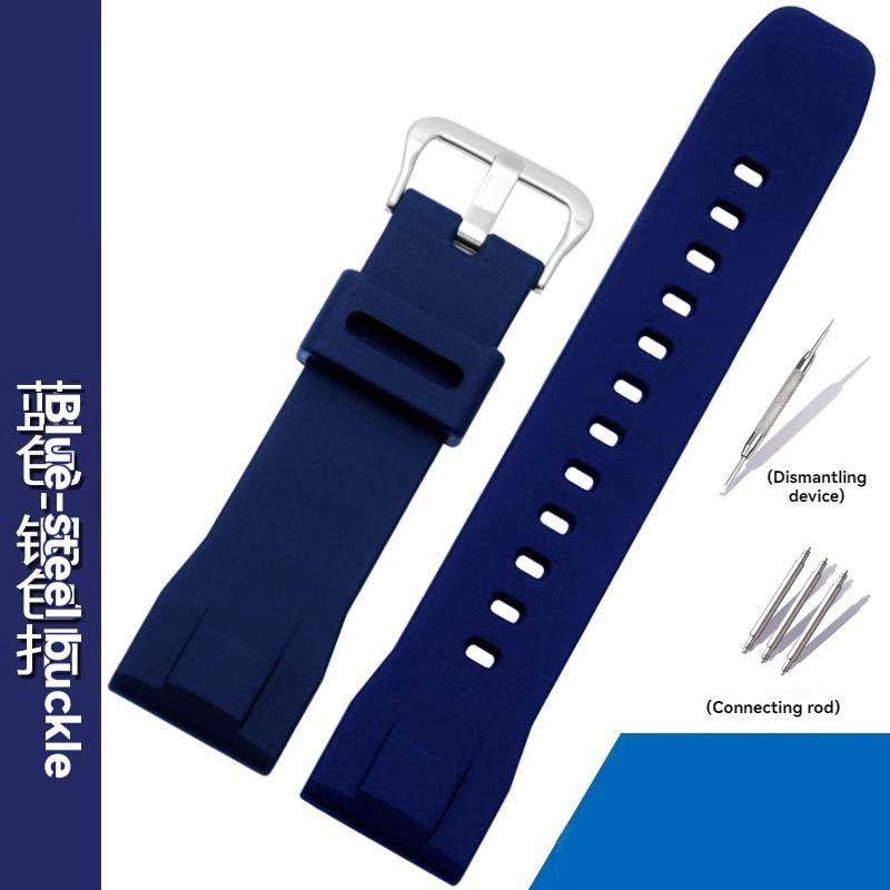 Prw30 Silikonový řemínek k hodinkám 23mm pro Casio PROTREK PRW60 70 50 30 Řemínek PRW6800 PRW6900 Vodotěsný gumový řemínek k hodinkám Náramek Pánský