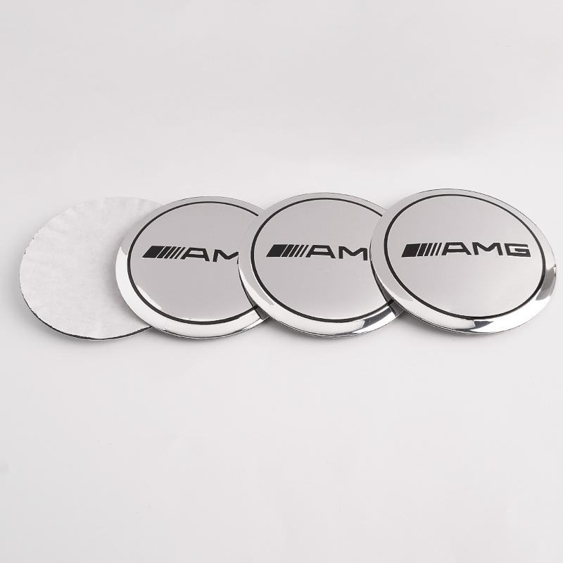 RPO5   4pcs 56MM Car For Mercedes Benz A C E S W177 W176 X166 X167 C257 C218 X253C118 C117 H247 Wheel Center Hub Cap Badge Logo Sticker