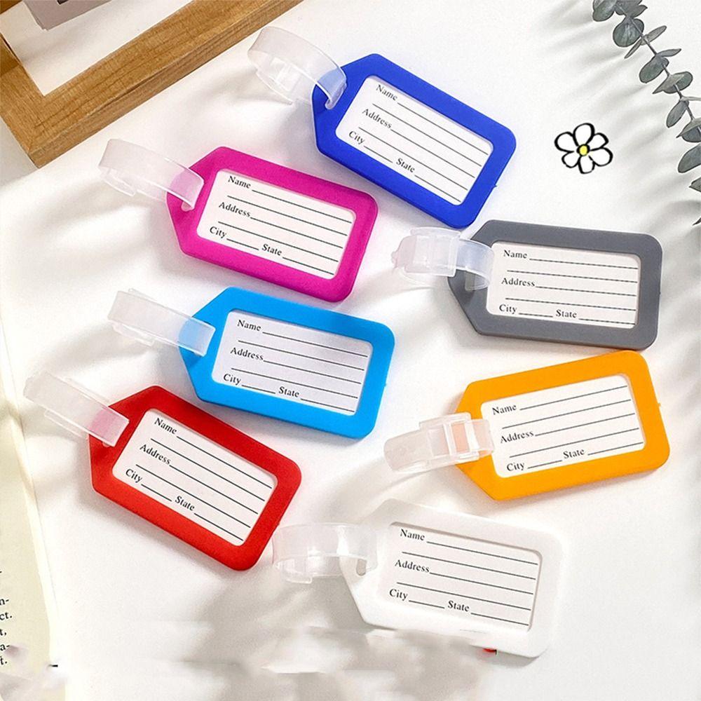 

Label Airplane Check-in Luggage Tag Boarding Pass Aluminum Zinc Zinc Alloy Listing Airplane Suitcase Tag Yellow-10pcs