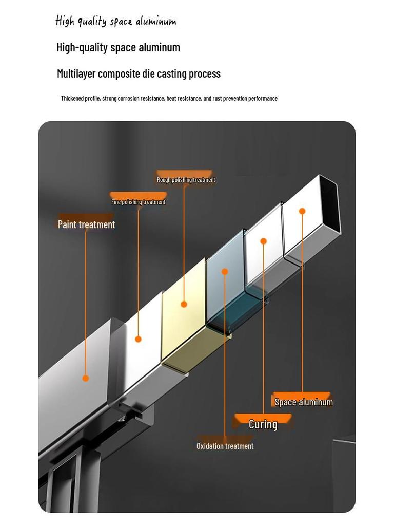 Wall-Mounted Retractable Aluminum Clothes Drying Rack for Balconies and Dorms