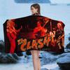 The C-Clash Band Bath Towel Microfiber Soft Water Absorbing Breathable For Girl Kids Decorative Cartoon Beach Towel