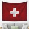 Arazzo Decorazione Bandiera Svizzera Svizzera Arte Arazzi Estetici per Soggiorno Camera da Letto Casa Tessuto da Parete Appeso a Parete