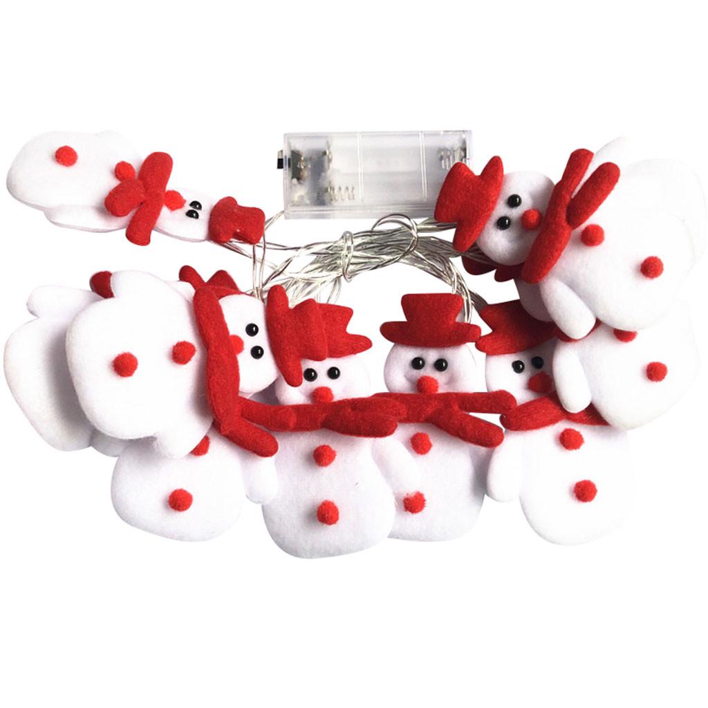 LED Christmas Snowman Strings Christmas Tree Holiday Party Decoration