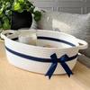 Large Capacity Woven Storage Basket Space Saving Snack Basket Cosmetic Storage Basket  Makeup