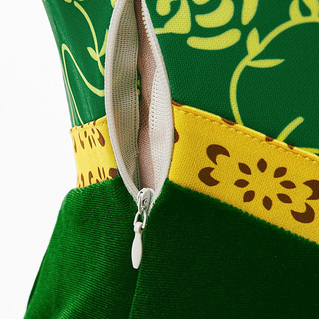 Rochie Cosplay Verde Prințesa Fiona Shrek pentru Performanță Scenică