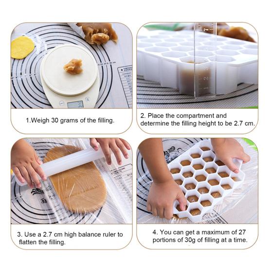 Splitter Dough Divider Tool High-Quality Food-Safe Material Thin 1mm Cutting Edge for Easy Portioning Honeycomb Shape