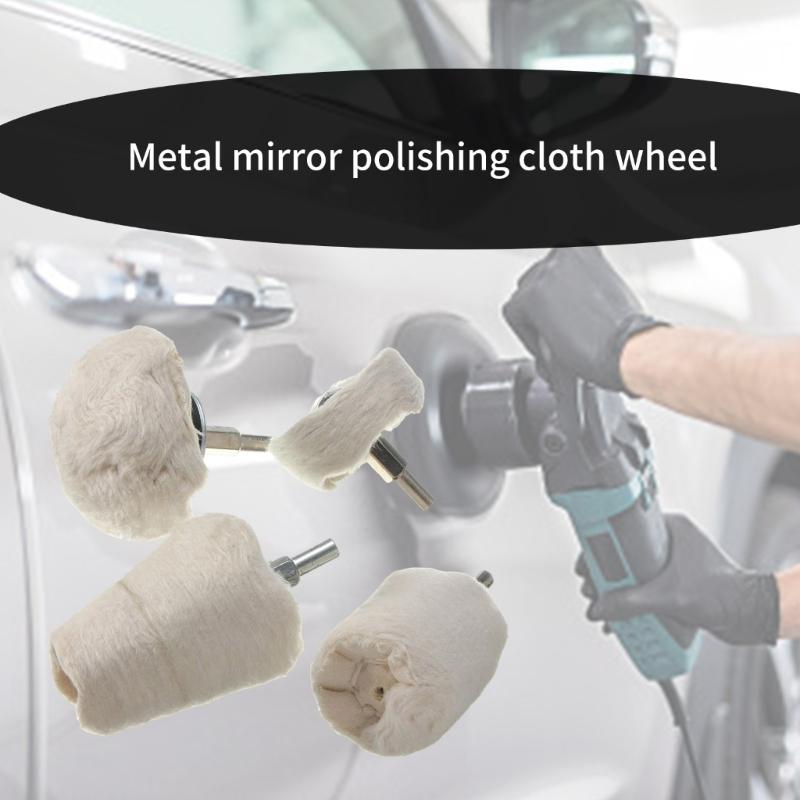 4Pieces Buffing Pad Polishing Wheel Set Multi Surfaces Polishing Wheel Set for Home and Professional Projects