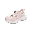 Dad Shoes Girl Summer 2025 New Lightweight Thick-soled Breathable Hollow Foot Sneakers Versatile Single Net Casual Shoes