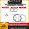 Ultra-Thin Flat Thrust Needle Roller Bearings Set, Inner Diameter 0-9 mm