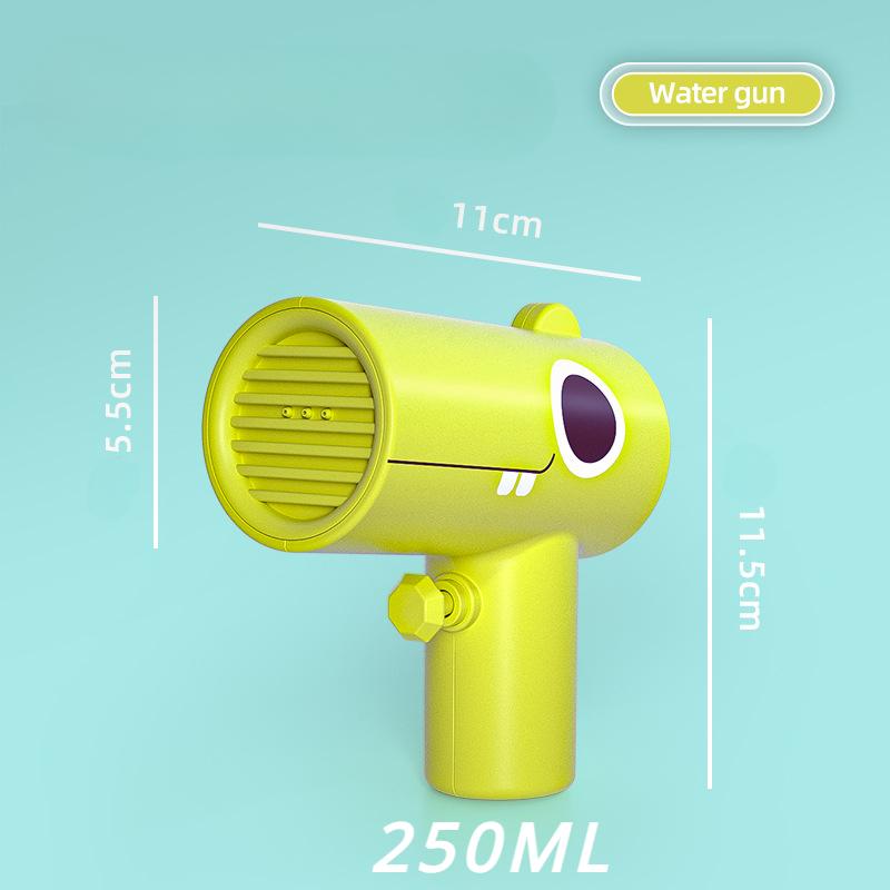 Dinosaur Water Gun Cartoon Handheld Press Type Squirt Gun Portable Outdoor Beach Water Battle Interactive Toys for Children