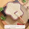 Summer Straw Fan, Hand-Woven Traditional Hand-Held Summer Fan, Banana Leaf Fan, Chinese Style, for Babies and Children, Household Use