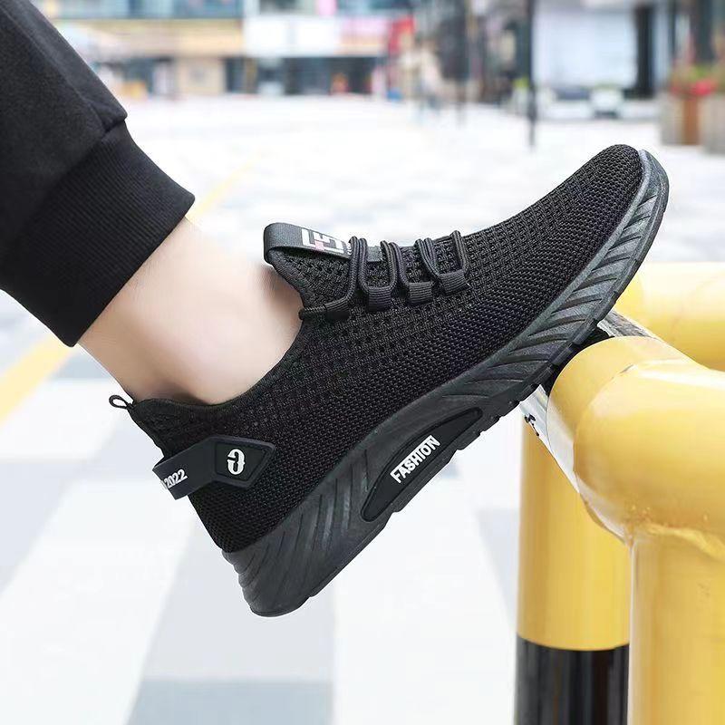 Men's Summer Mesh Shoes Single Shoes Breathable Mesh Surface Casual and Lightweight Sports Shoes