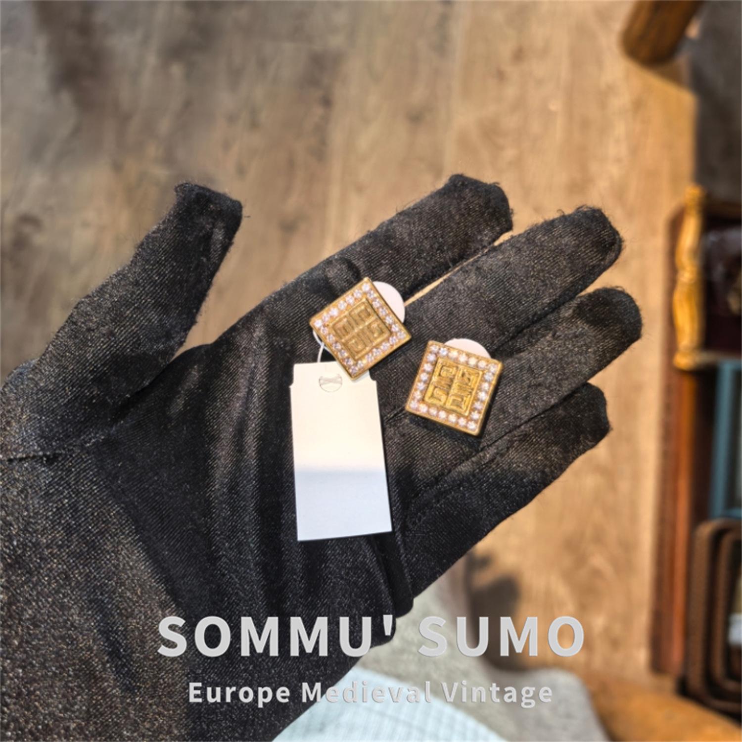 Authentic French replica diamond-set daily vintage with vintage antique jewelry set