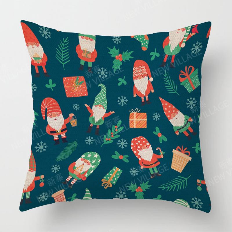 Decorative Cushion Home Living Room Decor Throw Pillow Cover xcm xcm xcm xcm plant winter Merry Christmas