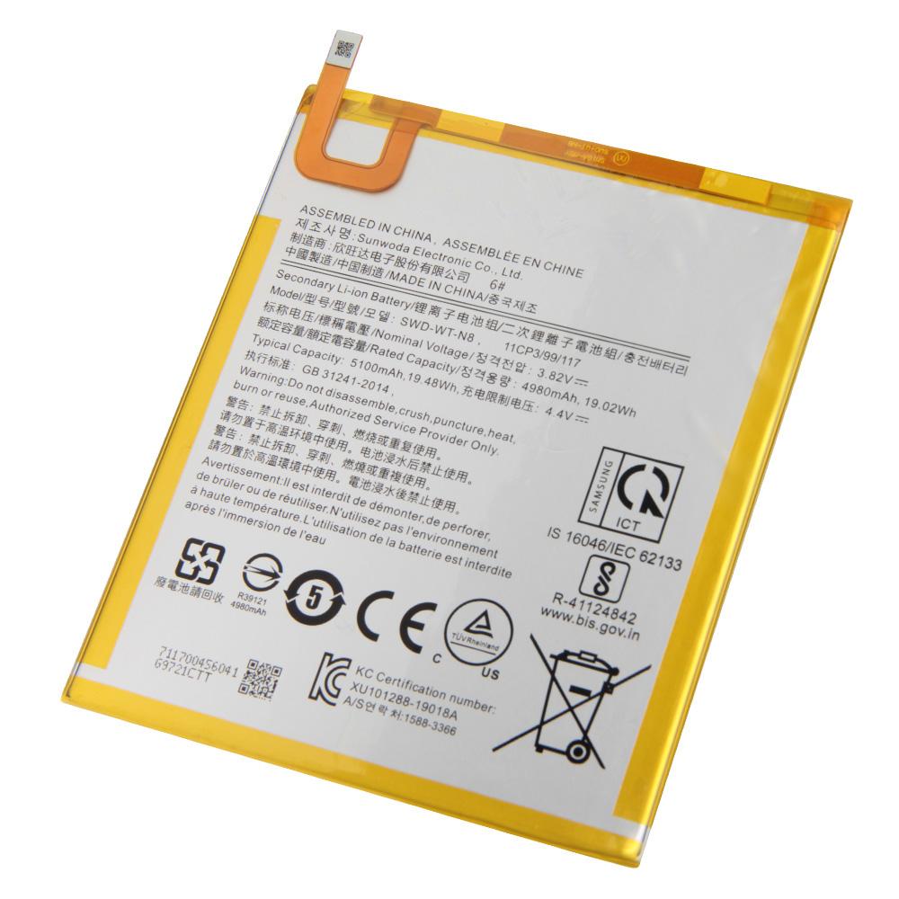 Replacement Battery SWD-WT-N8 For Samsung Galaxy Tab A T295 T290 Rechargeable Tablet Battery 5100mAh