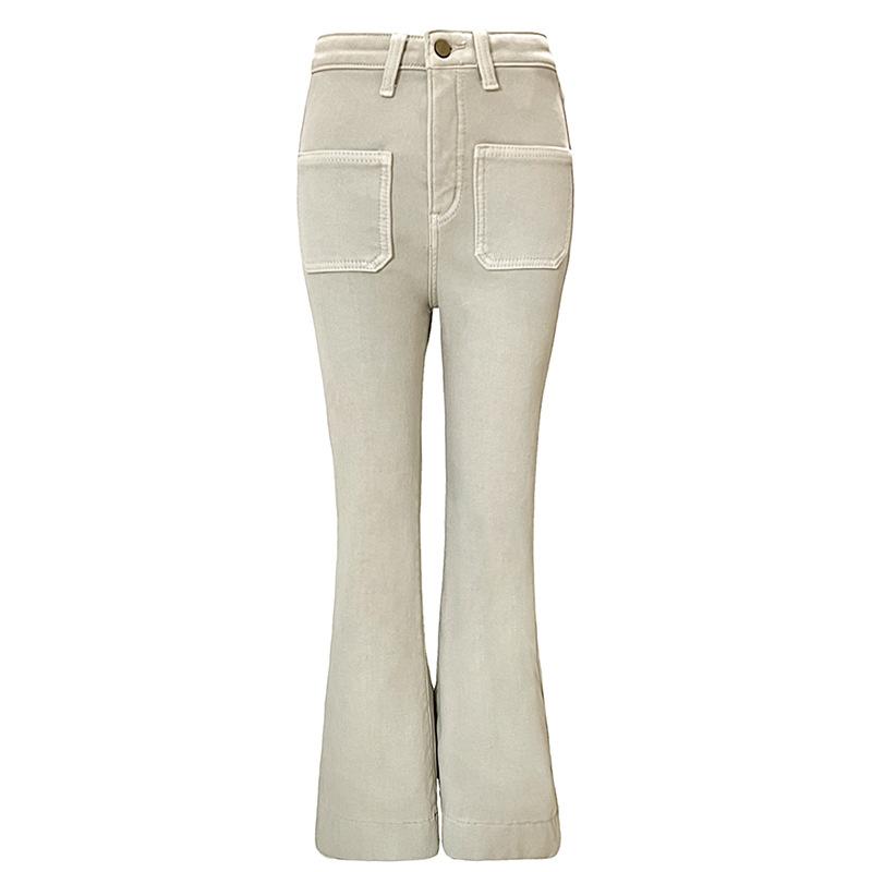 Slim Fit and Slim Velvet Autumn and Winter Velvet Jeans for Women In Winter American Retro High Waist