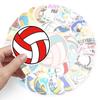 50 Volleyball Graffiti Sports Stickers - DIY, Waterproof, Creative Skateboard & Luggage Decals
