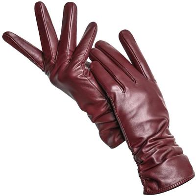 Classic Women's Gloves Color Sheepskin Winter Warm Thin Fashion Touch Screen Gloves High Quality