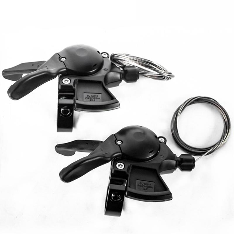 Bicycles Brake Levers Shifter with Gear Indicators Brake Cable for Moutain Bikes