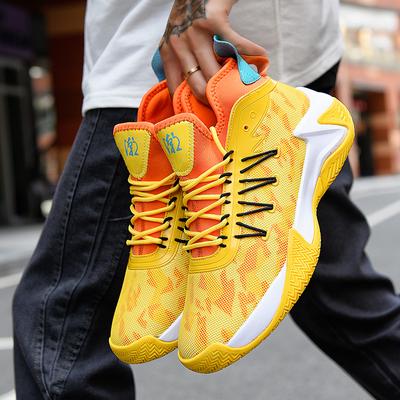 Basketbollskor Herr Sneakers Vår Nya Street Hip Hop Kultur Sportskor Andningsbara Löparskor Promenadskor