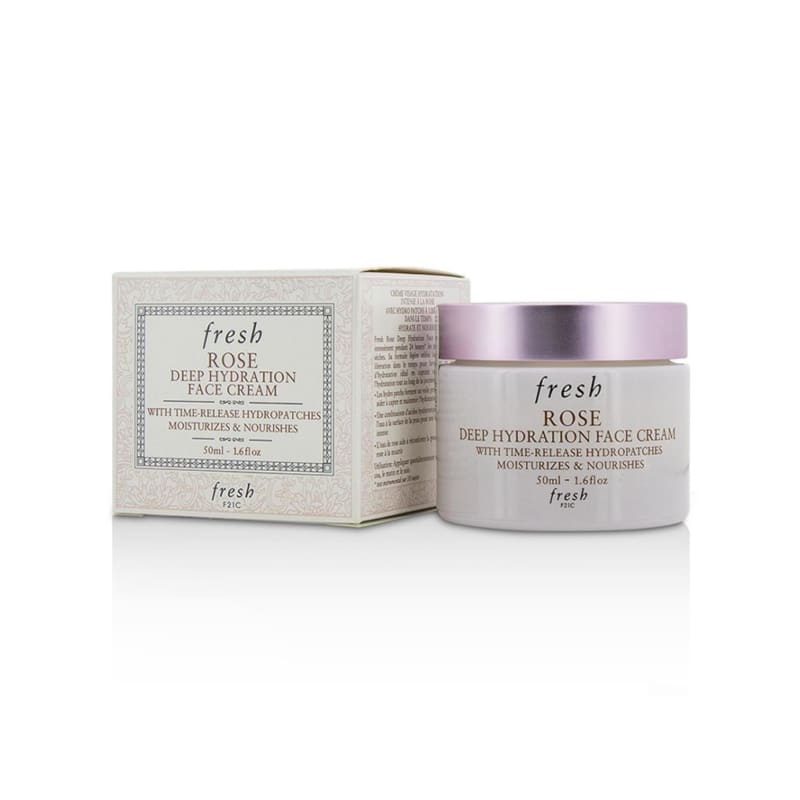 Fresh Rose Deep Hydration Face Cream Normal To Dry Skin Types 50ml