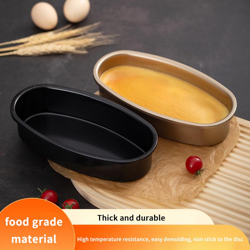 Oval Bread Mold Carbon Steel Non-Stick Cake Pan Toast Mold Cake Baking Tray Loaf Pan Kitchen Baking Tools Bakeware Baking Mold