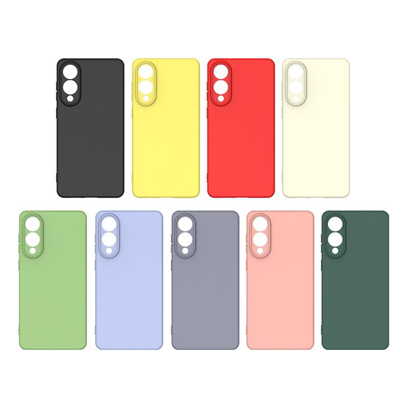 Galaxy S25 EDGE Liquid Silicone Phone Case for Samsung S24 Solid Color Silicone S23 Soft Case