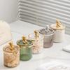 Light Luxury Cotton Swab Cosmetic Pad Organizer Luxury Home Floss Holder Container