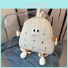Creative And Unique Biscuit Backpack For Women Spacious Casual Commuter Bag In Off White Khaki And Coffee
