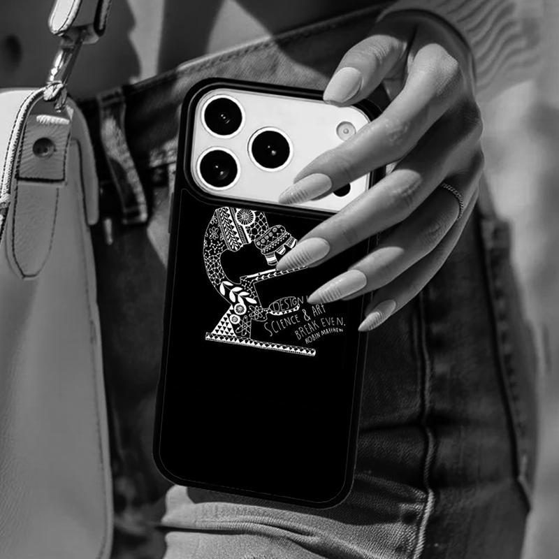 Biology and Chemistry Phone Case For iPhone 17 Air 14 15 13 12 Max Cover For Apple 14 15 16 16e 11 Pro Max Plus Coque