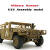 1/35 Military Hummer Truck US Army Jeep HUM-V Commando Armored Troop Carrier Assembly Model Toy