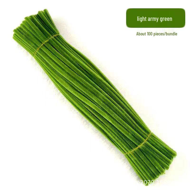 Colorful Chenille Pipe Cleaners for Kids' Craft & Educational Toys