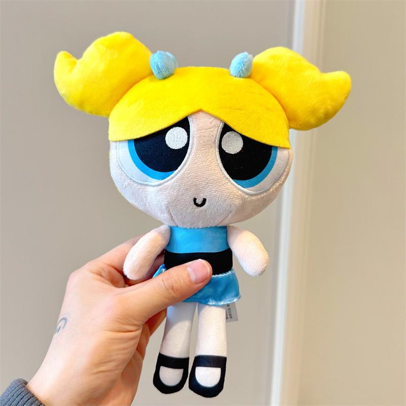 Entzückendes Powerpuff Girls Plüschtier Weiche Cartoon Blossom Bubbles Buttercup Puppe