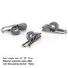 MUQZI Sports Accessory Efficient Lure Hook Clip Paper Clip Shape Grey/Black/Red Easy To Use