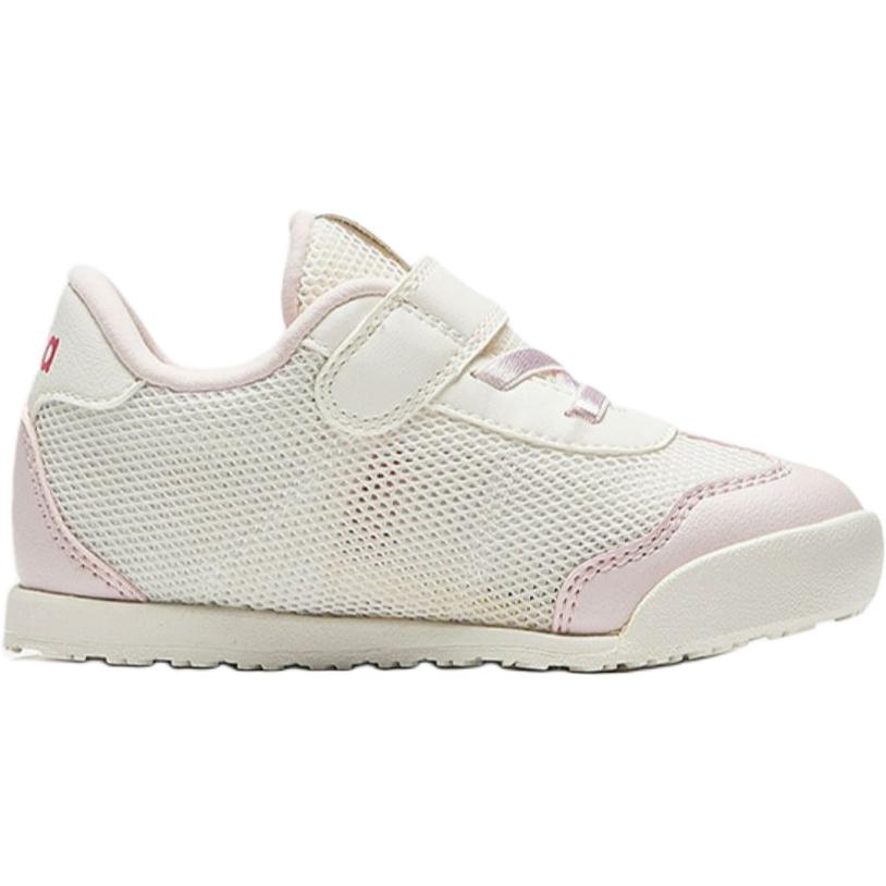 Anta Kids Synthetic Leather Comfortable Versatile Non-Slip Wear-Resistant Low-Top Walking Shoes Baby shoes White 322430022-1