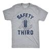Funny 4th of July Shirt, Safety Third, Patriotic USA Tee