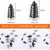 40 Pcs Tire Repair Rubber Nail Tire Repair Nail Tire Repair Rubber Screws Fast Tool Self-Service Suitable for Car Motorcycle Jeep Tire Puncture