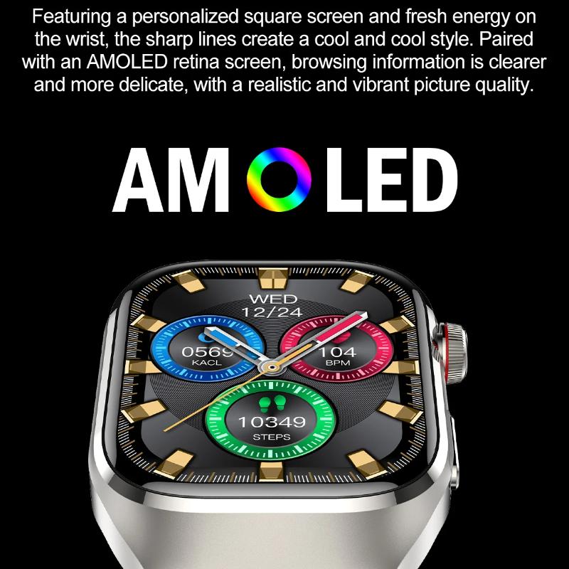 2025 Νέο Ακριβές Ρολόι Smartwatch Μέτρησης Λίπους Αίματος και Ουρικού Οξέος Ανδρικό Μικροφυσική Εξέταση Υγεία Πέντε Οργάνων HealthClock Κλήση Bluetooth Smartwatch