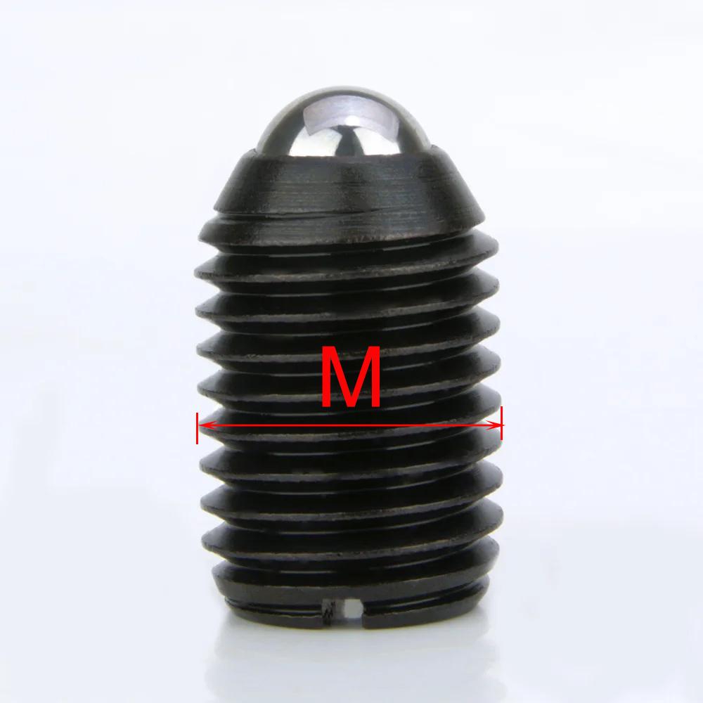

10pcs M4/M5/M6/M8/M10/M12/M16M/M20/M24 304 Stainless Steel Wave Ball Positioning Ball Steel Ball Spring Ball Plug Fixed Plunger ST-M6(10pcs)