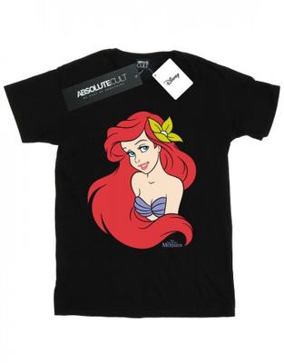Womens/Ladies The Little Mermaid Close Up Cotton Boyfriend T-Shirt