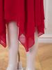 Girls Worship Liturgical Celebration Costume Color Block Sleeveless Asymmetric Hem Lyrical Dance Dress