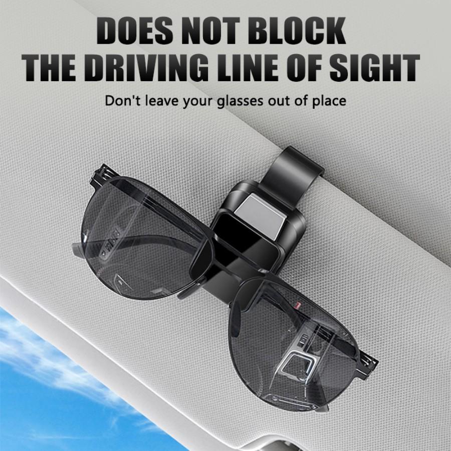 Car Glasses Clip, Car Sun Visor Automotive Hanger Clip Ticket Card Mount Clips Sunglasses Holders for Car Accessories