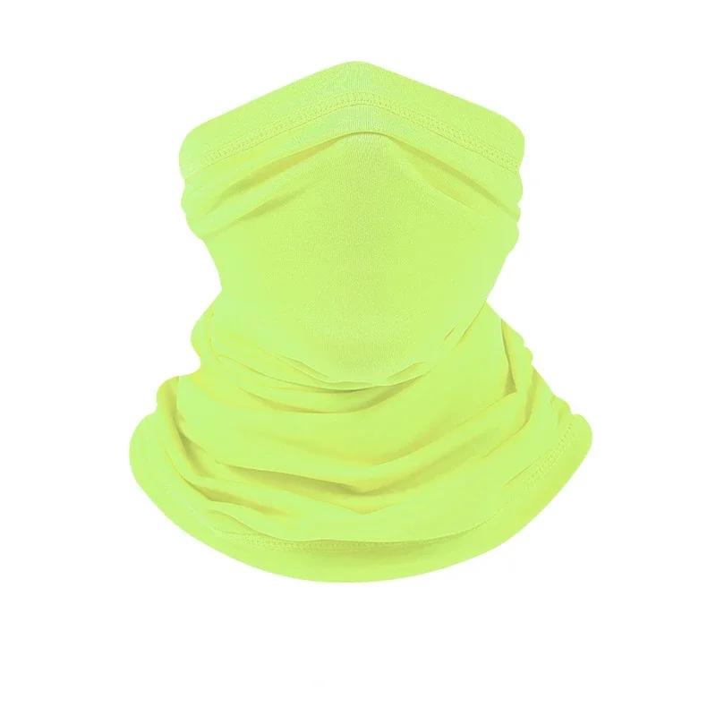 Ice Silk Face Cover mask Neck Tube Quick-drying Outdoor Fishing Cycling Magic Motorcycle Breathable Bandana UV Protection Scarf