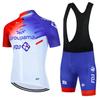 Unisex Cycling Jersey Shorts Set Quick-Dry Mountain Road Bike Apparel Breathable Performance Wear